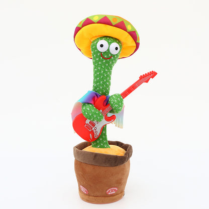 Dancing Cactus Enchanting Flower Electric Plush Toy Twisting Music Song